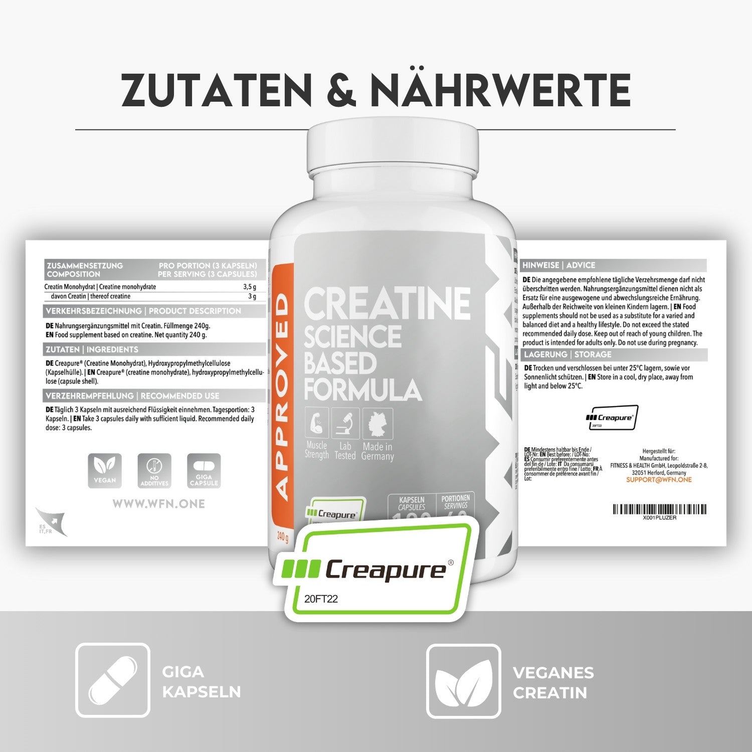 Approved Creatine Caps