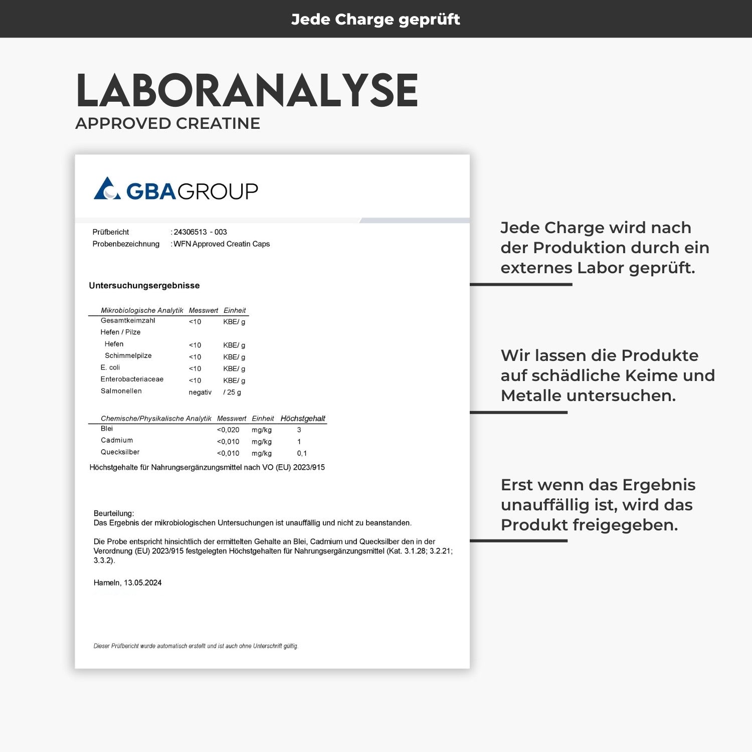 Approved Creatine Caps