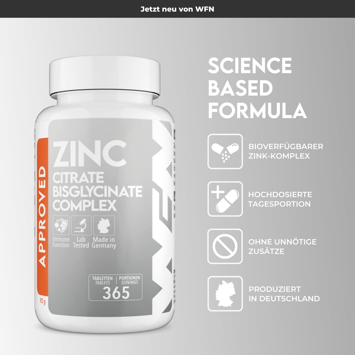 Approved Zinc