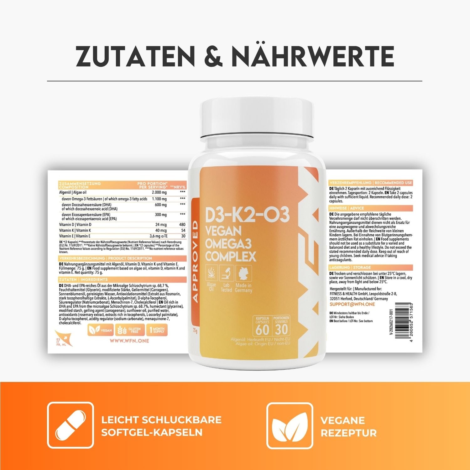 Approved D3-K2-O3 Vegan