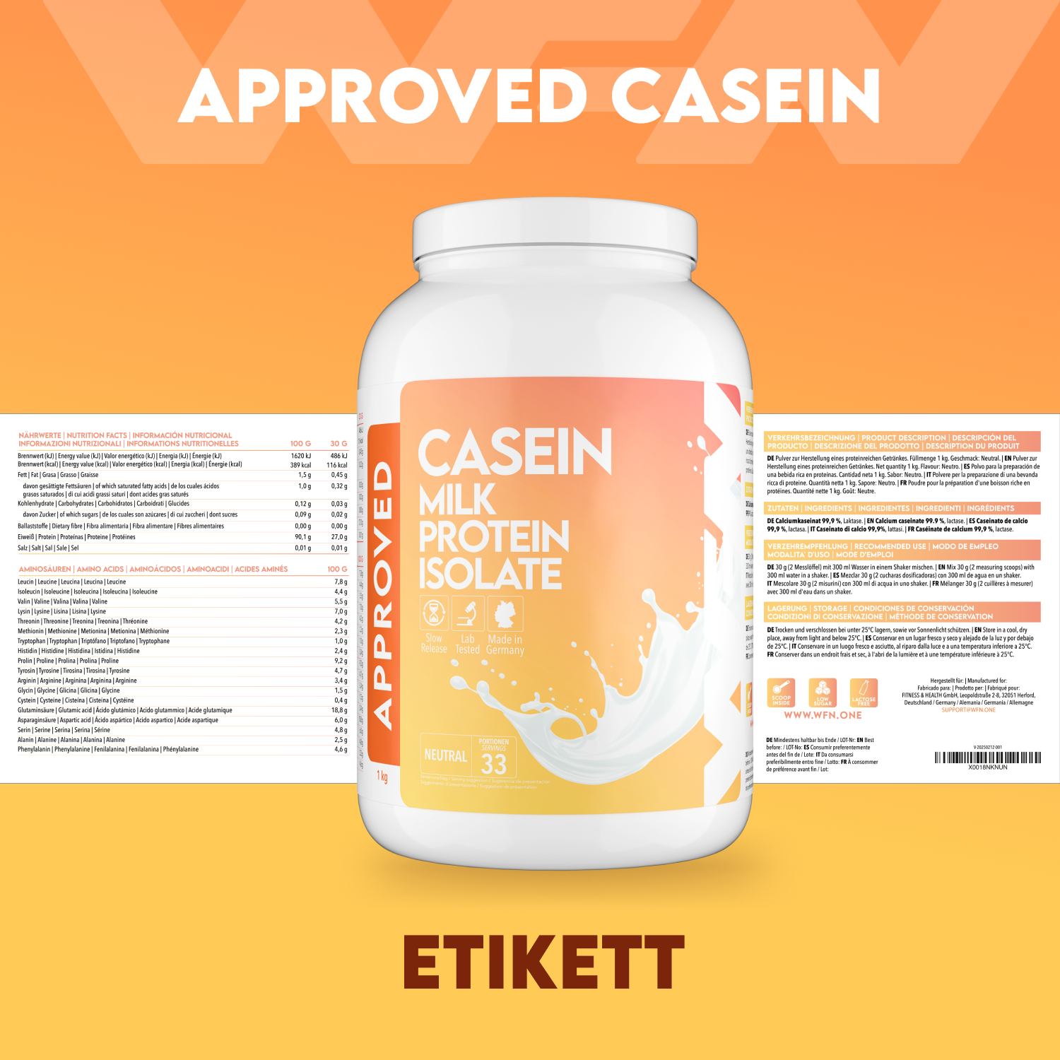 Approved Casein