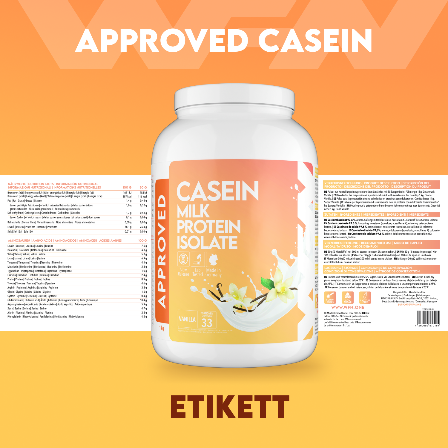 Approved Casein